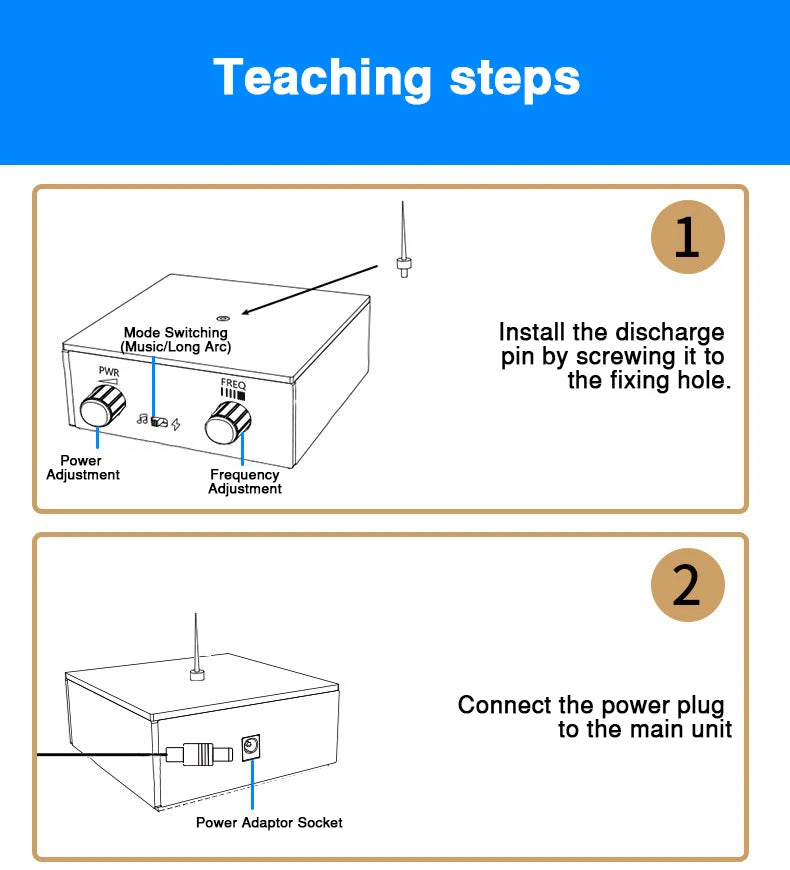 Bluetooth Dual-Mode Music Tesla Coil
