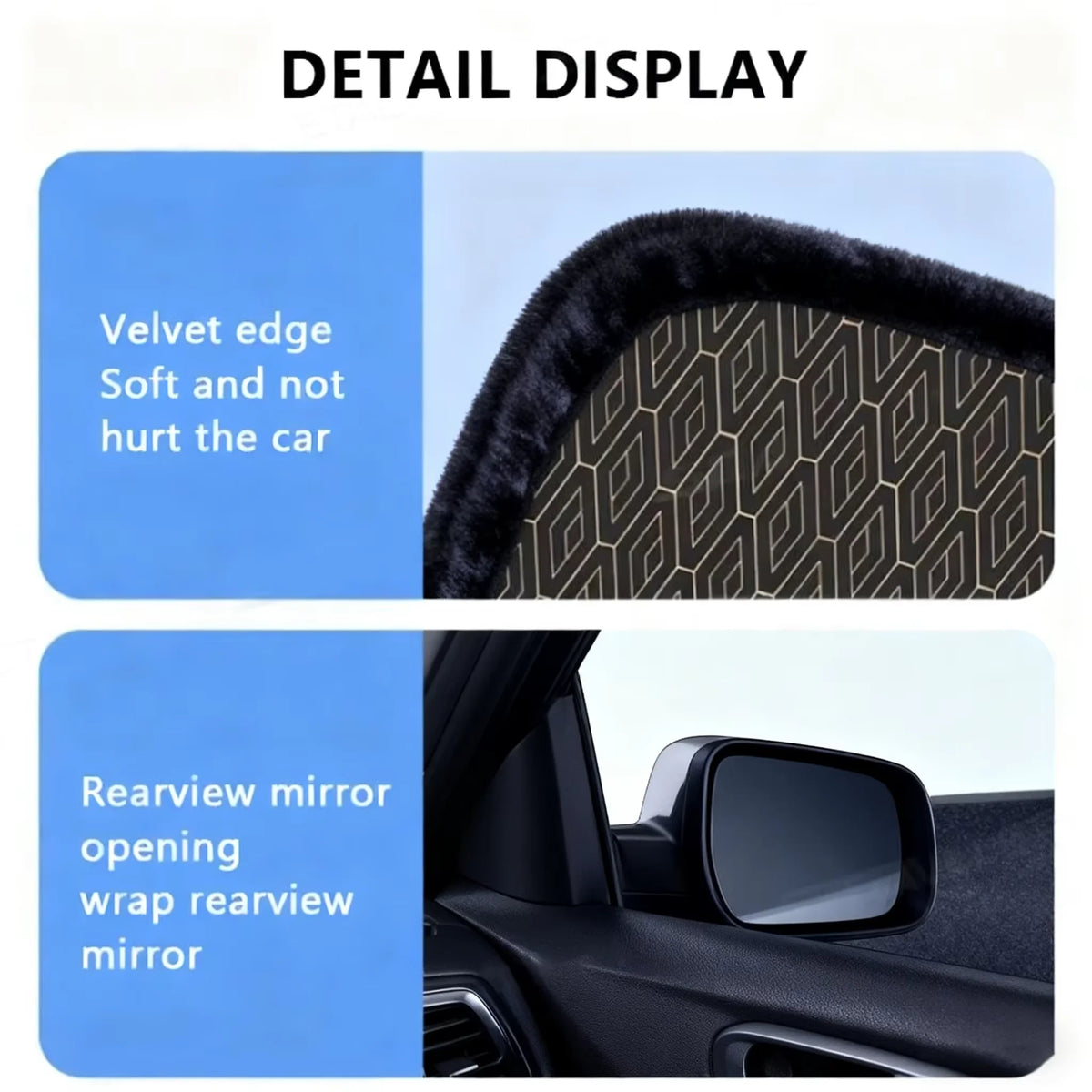 5-Layer Sun Shade – Foldable UV-Reflective Front Window Cover