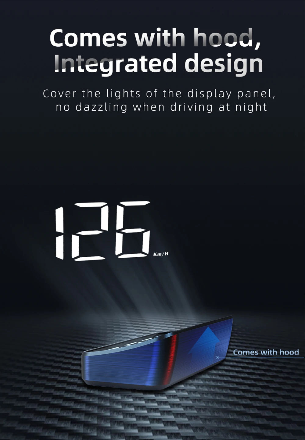 M2 Universal Digital GPS Car Head-Up Display & Speedometer