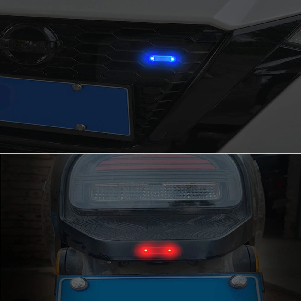 Solar-Powered Wireless Simulated Car Alarm Warning Light