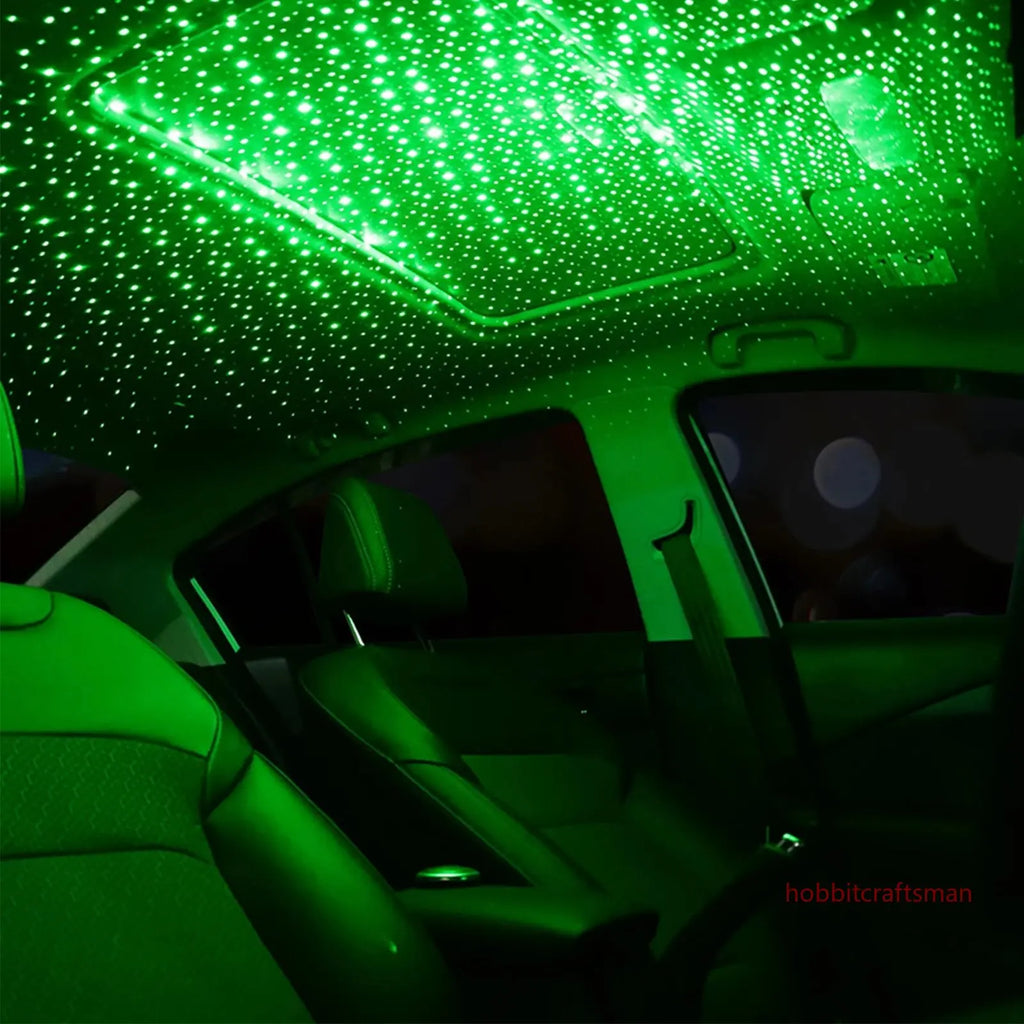 USB Mini LED Car Roof Starry Night Light Projector