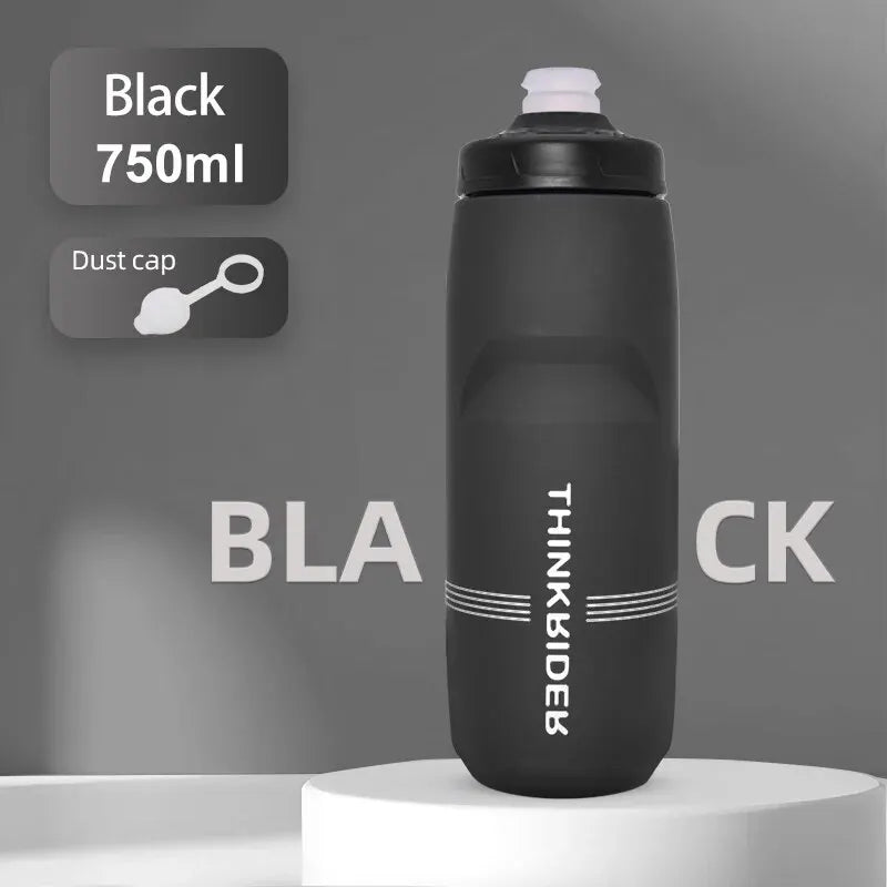 620ml/750ml Bicycle Bottle MTB Road Bike Water Bottle Outdoor Sports Plastic Portable Large Capacity Drink Cycling