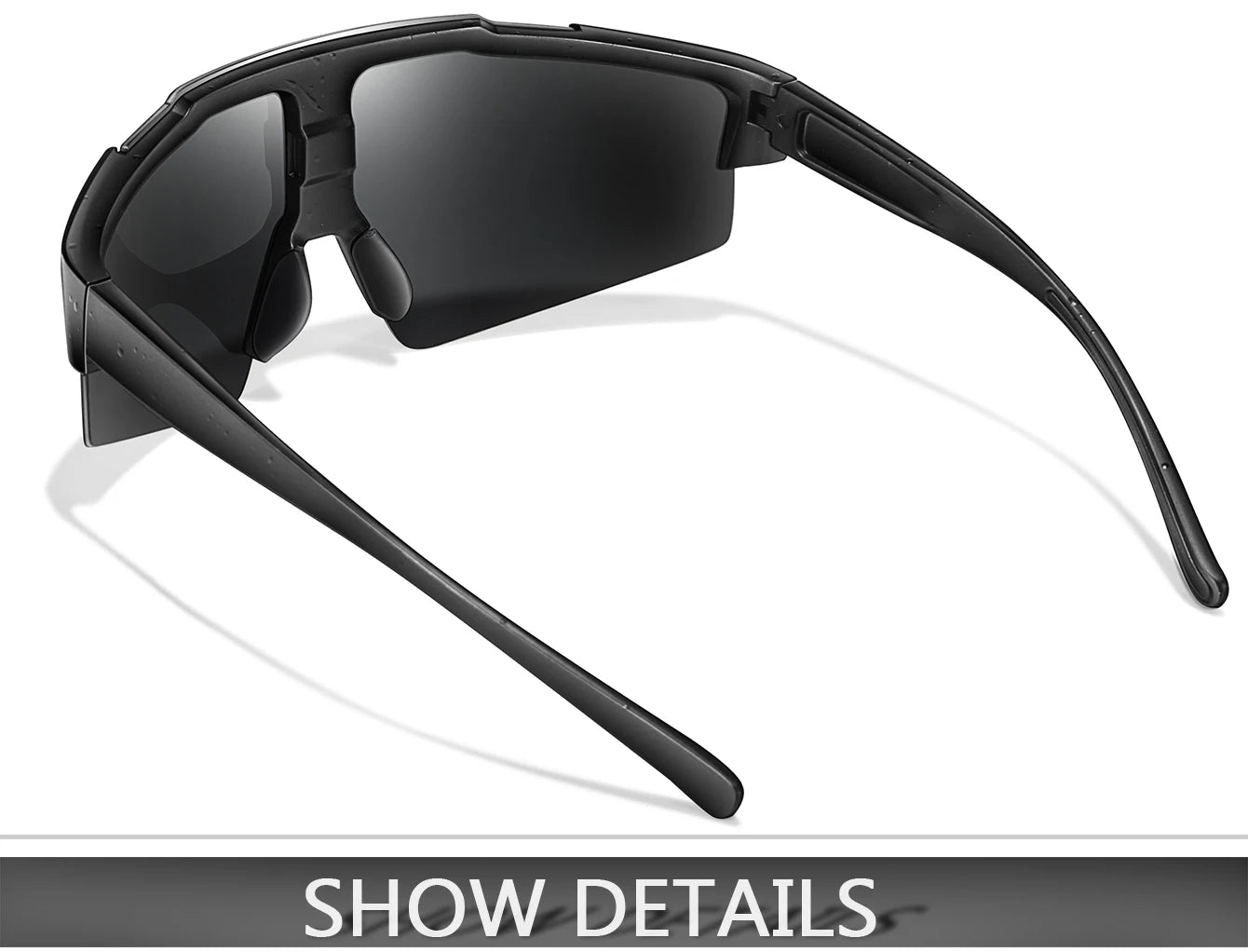 3 Pairs Fishing Sunglasses Sports Men Women Bike Glasses Cycling Mtb Bicycle Eyewear Large Windproof Goggles UV400