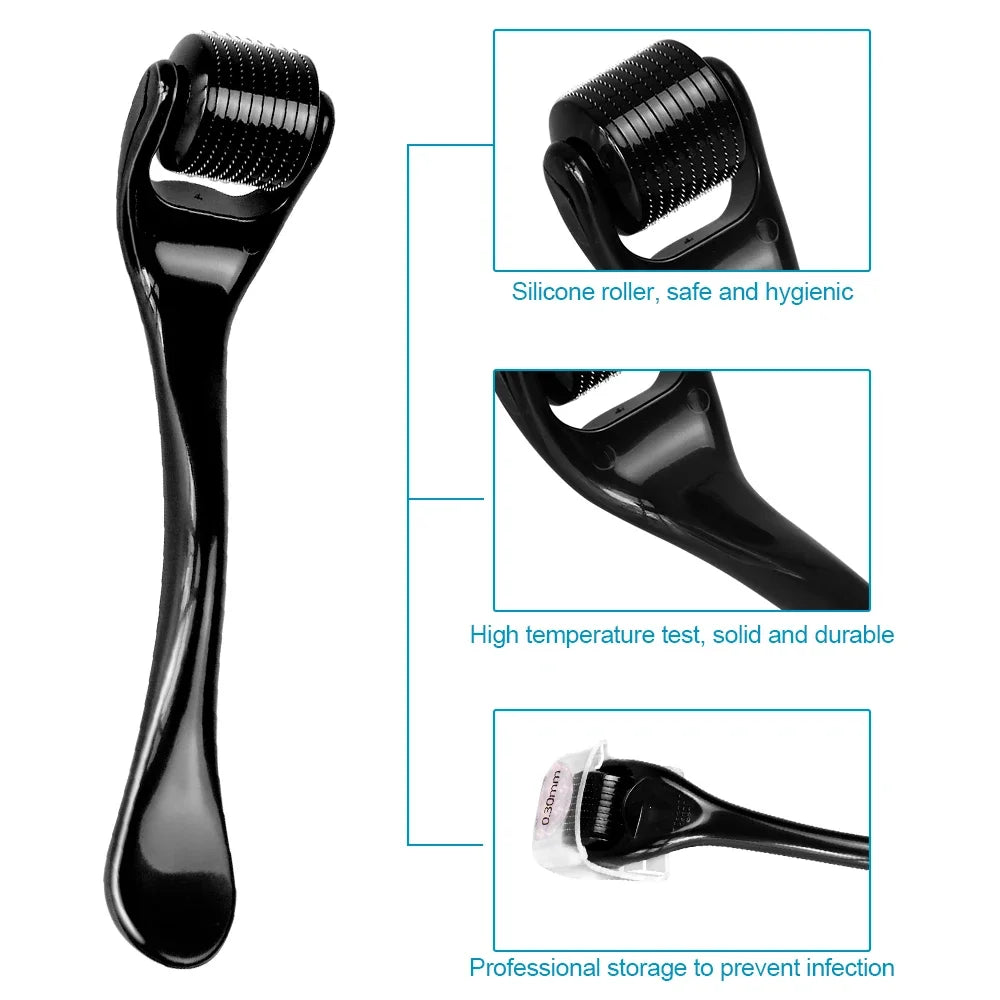 540 Derma Roller Skin Care Needle Micro Dermaroller Professional Derma Roller For Hair Growth Beard Growth Facial Beauty Roller