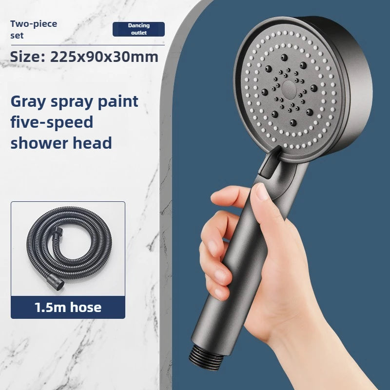 5-Mode Water-Saving Handheld Shower Head Set