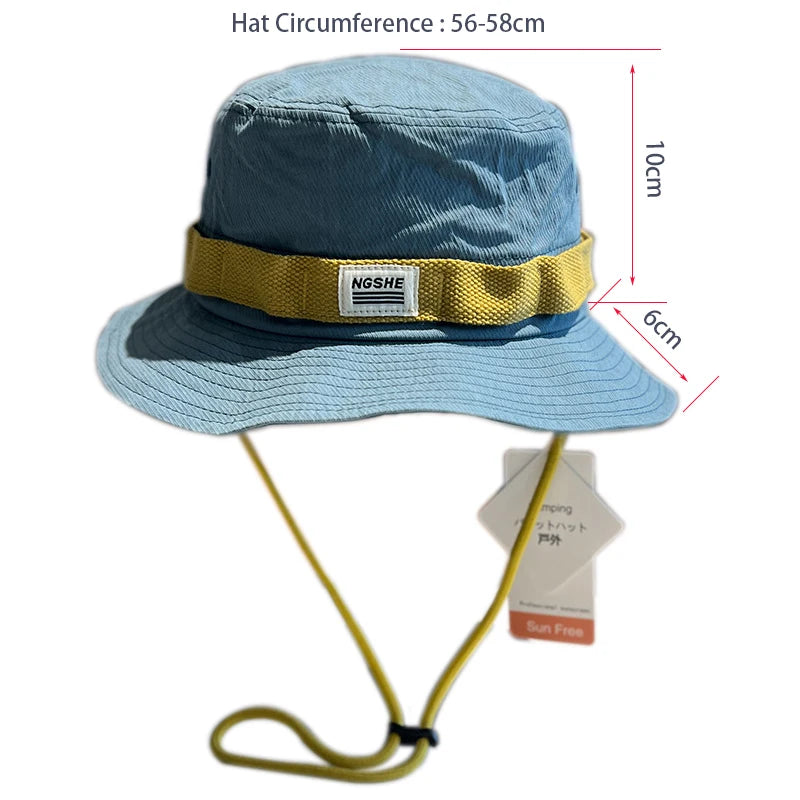 UV Protection Sun Hat for Outdoor Wide Brim Fishing Bucket Hat Men Women Summer Camping Beach Cap Sun hats for Women