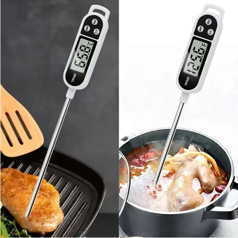 1-10 P Digital Kitchen Food Thermometer TP300 Water Oil Thermometer for Meat Cooking Food Probe BBQ Electronic Oven Kitchen Tools