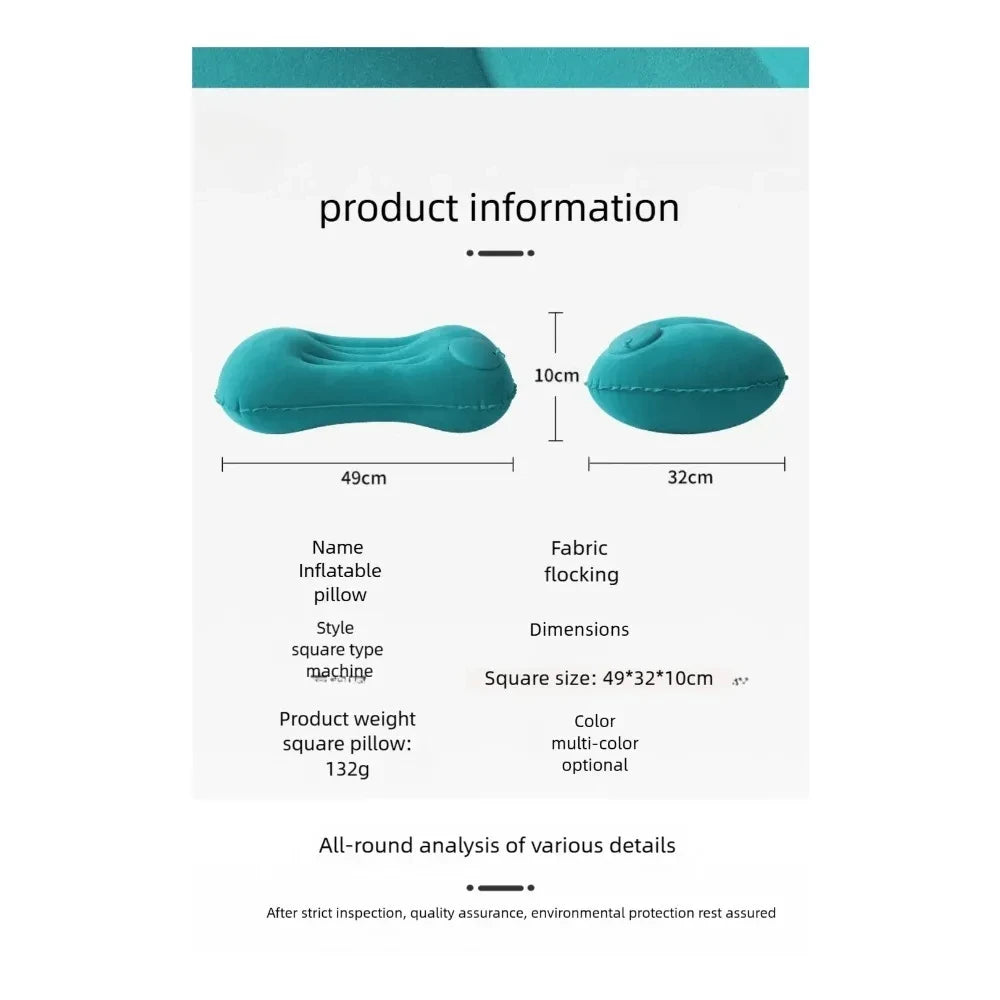 Ultra Soft Portable Inflatable Camping & Travel Pillow | Free Shipping | Trend Pixel Store