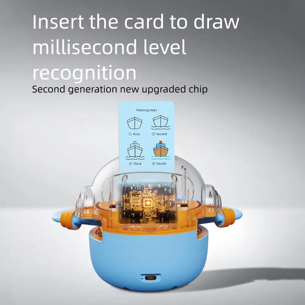 Educational Drawing Robot For Kids Intelligent Automatic Painting Drawing Magic Teaching Aid Machine Children'S Gifts