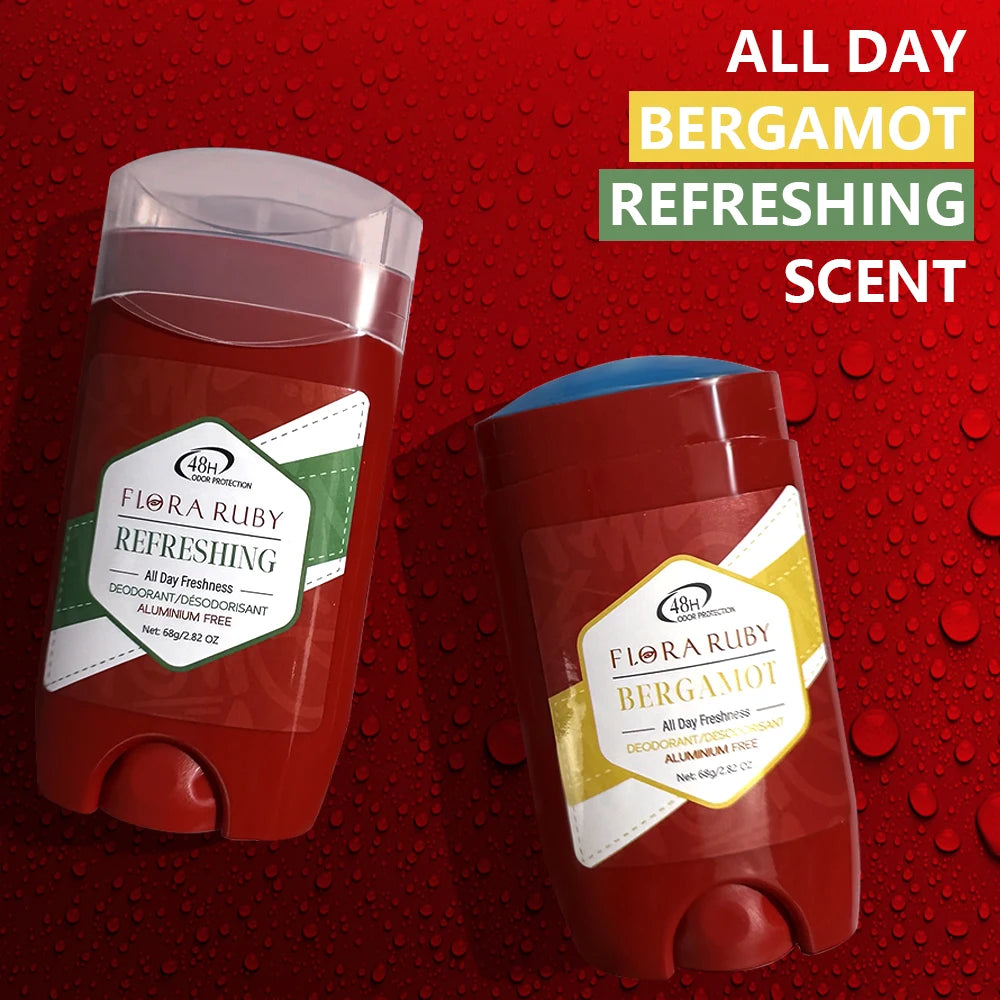 Deodorant Stick,Pure Sports Deodorant Stick Aluminum Free, 48H Long-Lasting Freshness Scent High Endurance 68g/2.82OZ