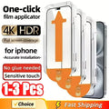 Premium 8K Ultra-Clarity Tempered Glass Screen Protector with Easy-Alignment Kit