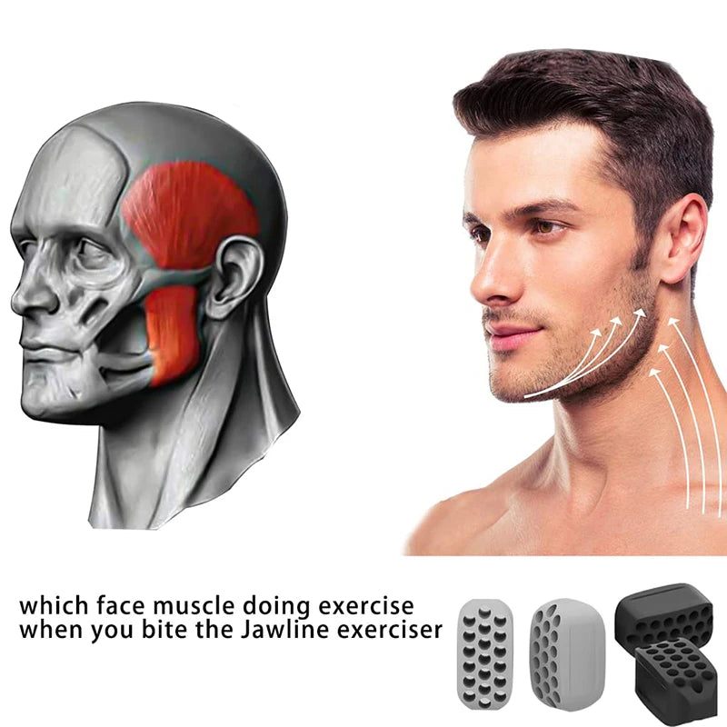 Silicone Jawline & Facial Toner Exerciser