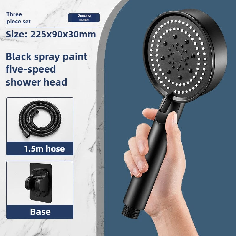 5-Mode Water-Saving Handheld Shower Head Set
