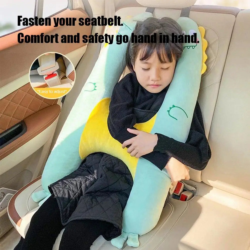 Car Child Neck Protection Pillow Child Car Sleeping Head Support Head Pillow PP Cotton Comfortable Body H Shape Travel Neck Rest