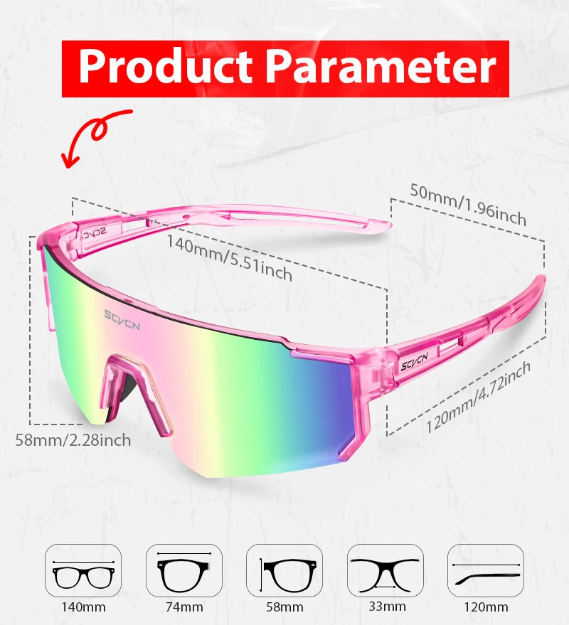 Outdoor Cycling Sunglasses Men Road Driving Bike Glasses  Sports Mountain Climbing Women Bicycle Cycling UV400 Goggles