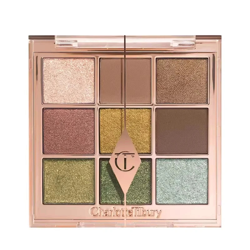 Velvet & Silk Shimmer Eyeshadow Palette with Cream Blush – Dewy Glow