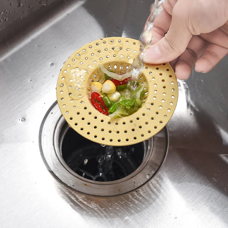 1PCS Kitchen Sink Filter Mesh Drain Hole Trap Waste Screen Floor Drains Strainer Hair Catcher for Kitchen Bathroom Accessories