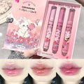Pink Solid Lip Gloss Moisturizing Watery Colored Lip Balm Long-lasting and Tender Lip Balm