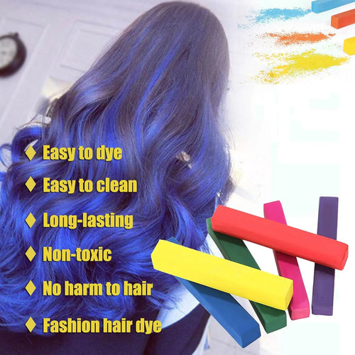 12-Color Temporary Hair Chalk Paint Set