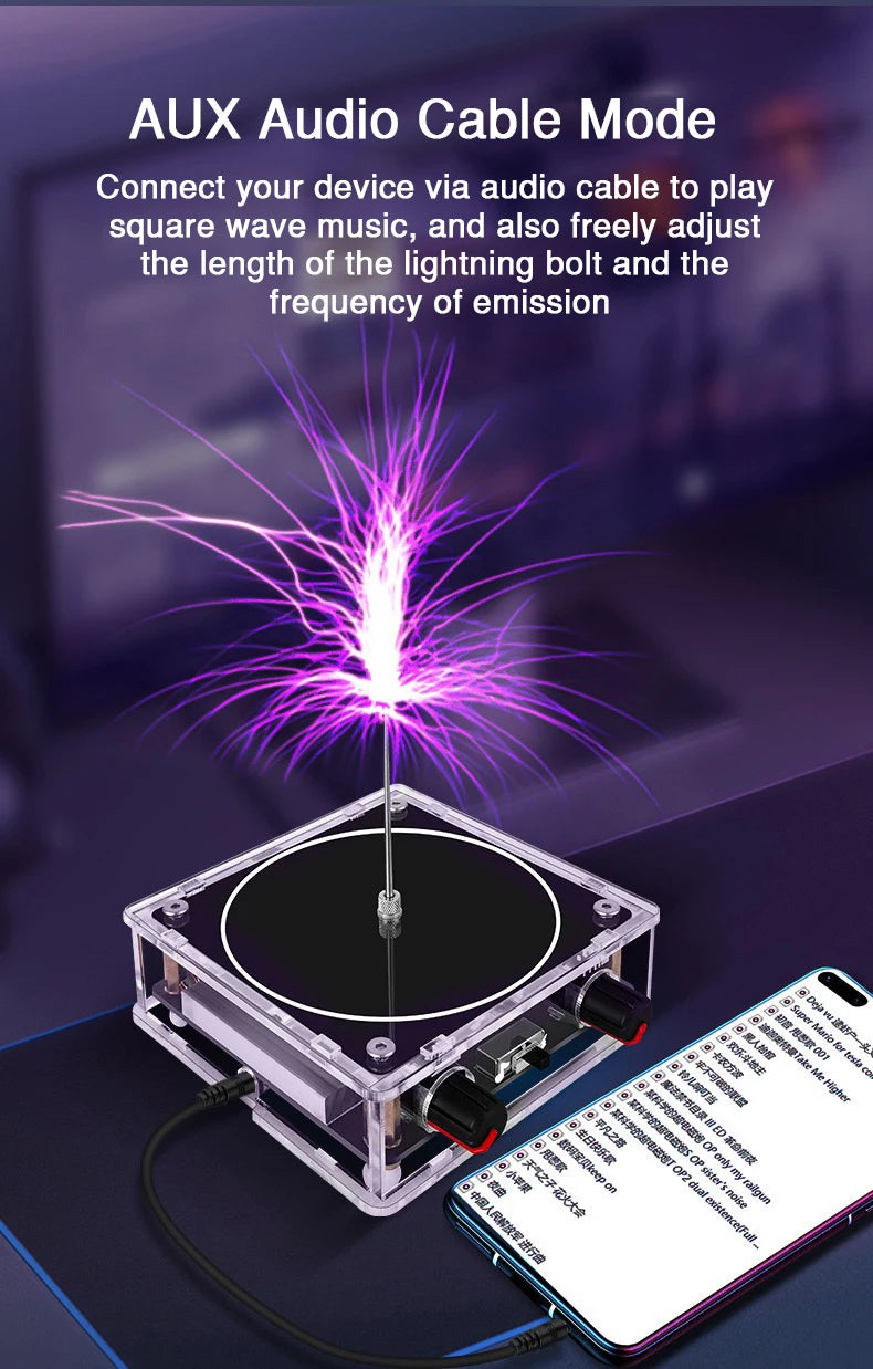 Bluetooth Dual-Mode Music Tesla Coil