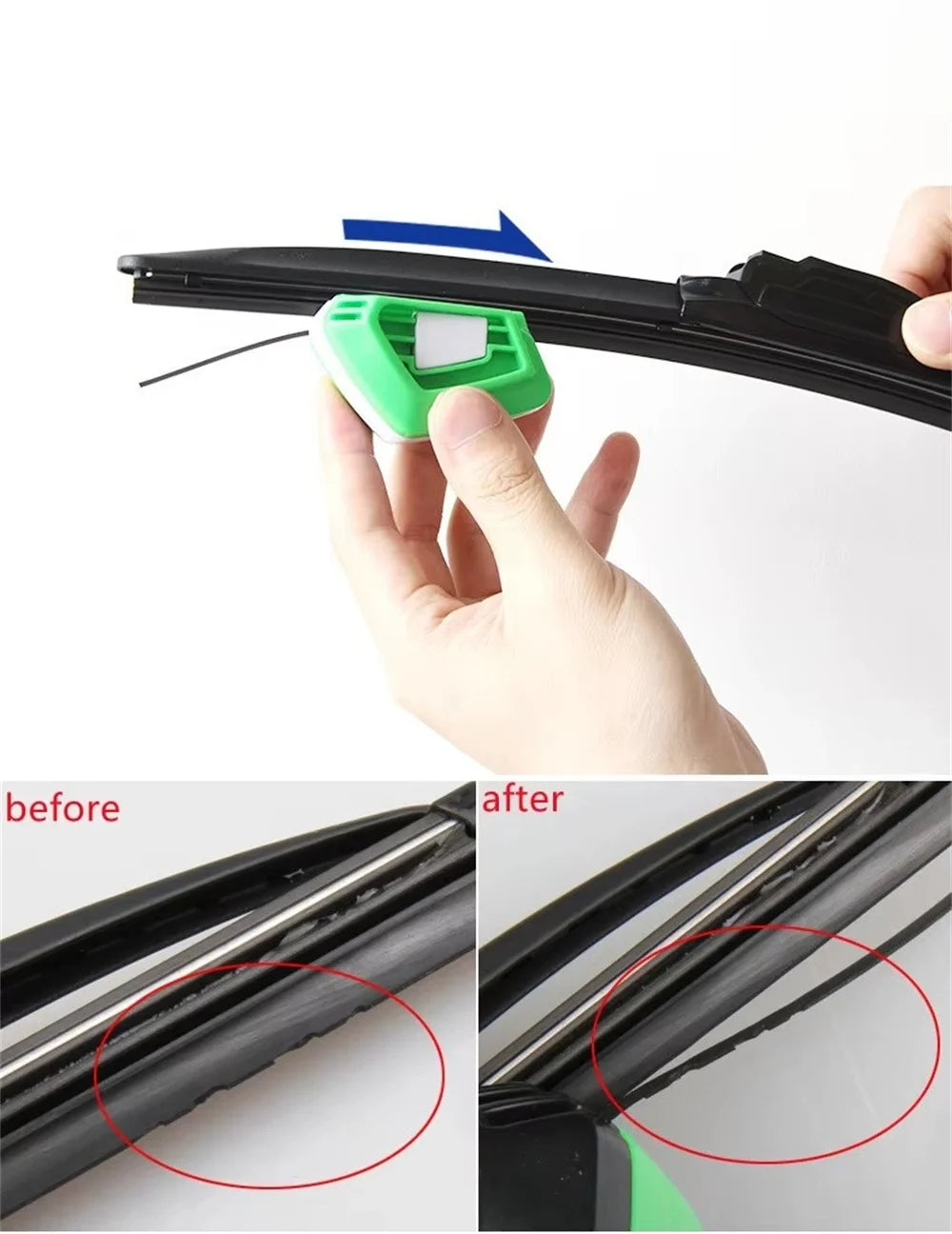 Universal Wiper Blade Sharpener & Repair Tool