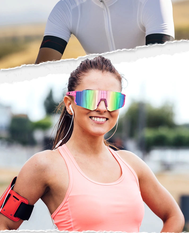 Outdoor Cycling Sunglasses Men Road Driving Bike Glasses  Sports Mountain Climbing Women Bicycle Cycling UV400 Goggles