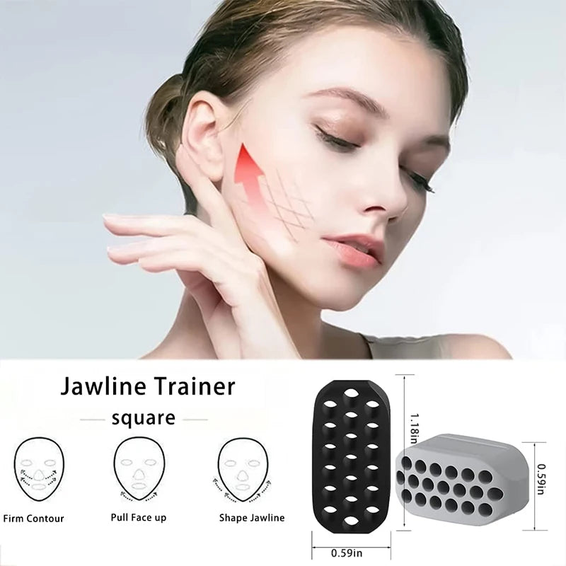 Silicone Jawline & Facial Toner Exerciser