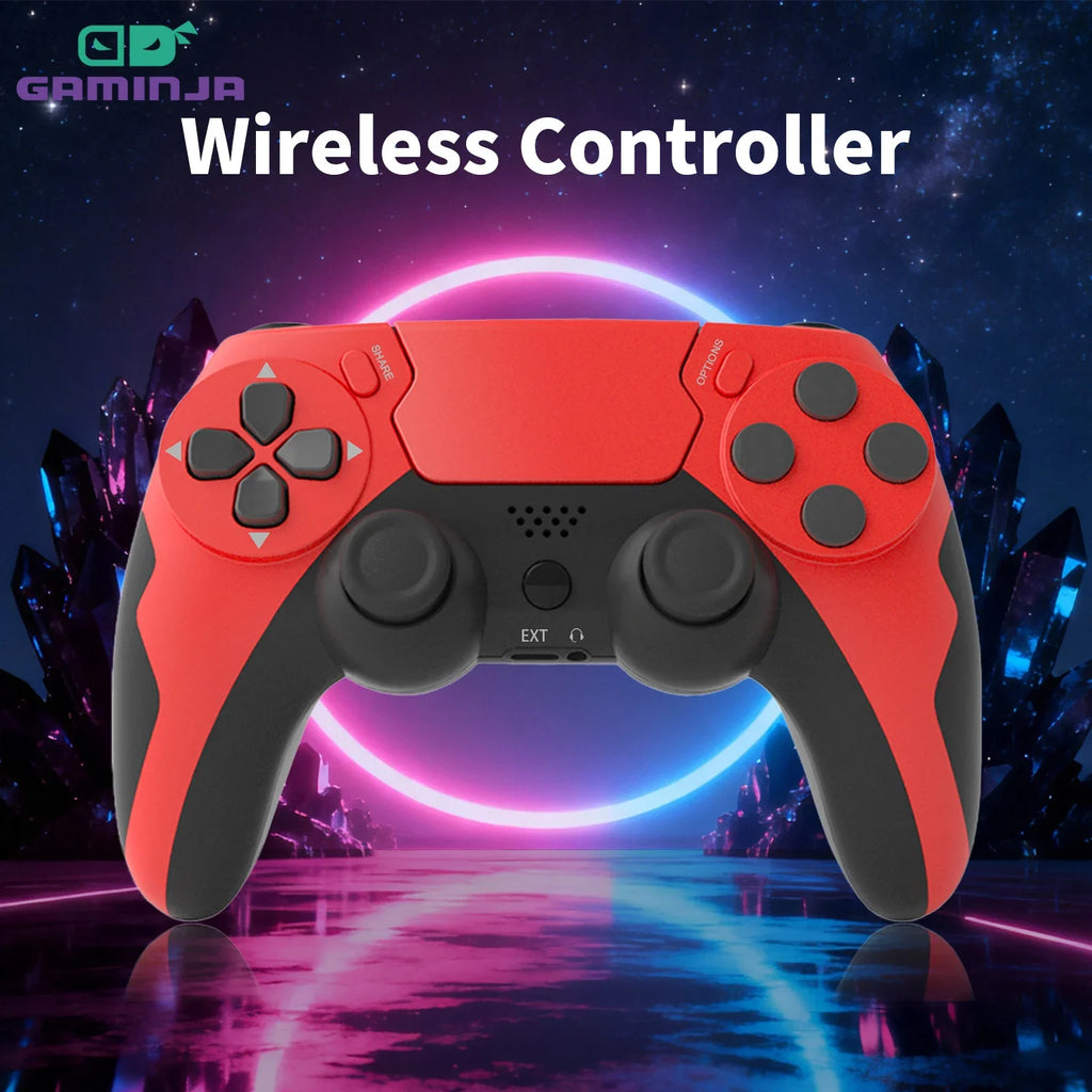 Wireless Gamepad P48 with Six Axis Gyroscope Game Controller For PS4 PS3 Console Dual Vibration PC Joystick