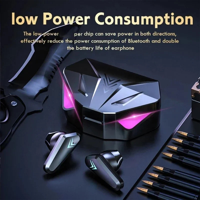 X15 TWS Wireless Gaming Earbuds with LED Display