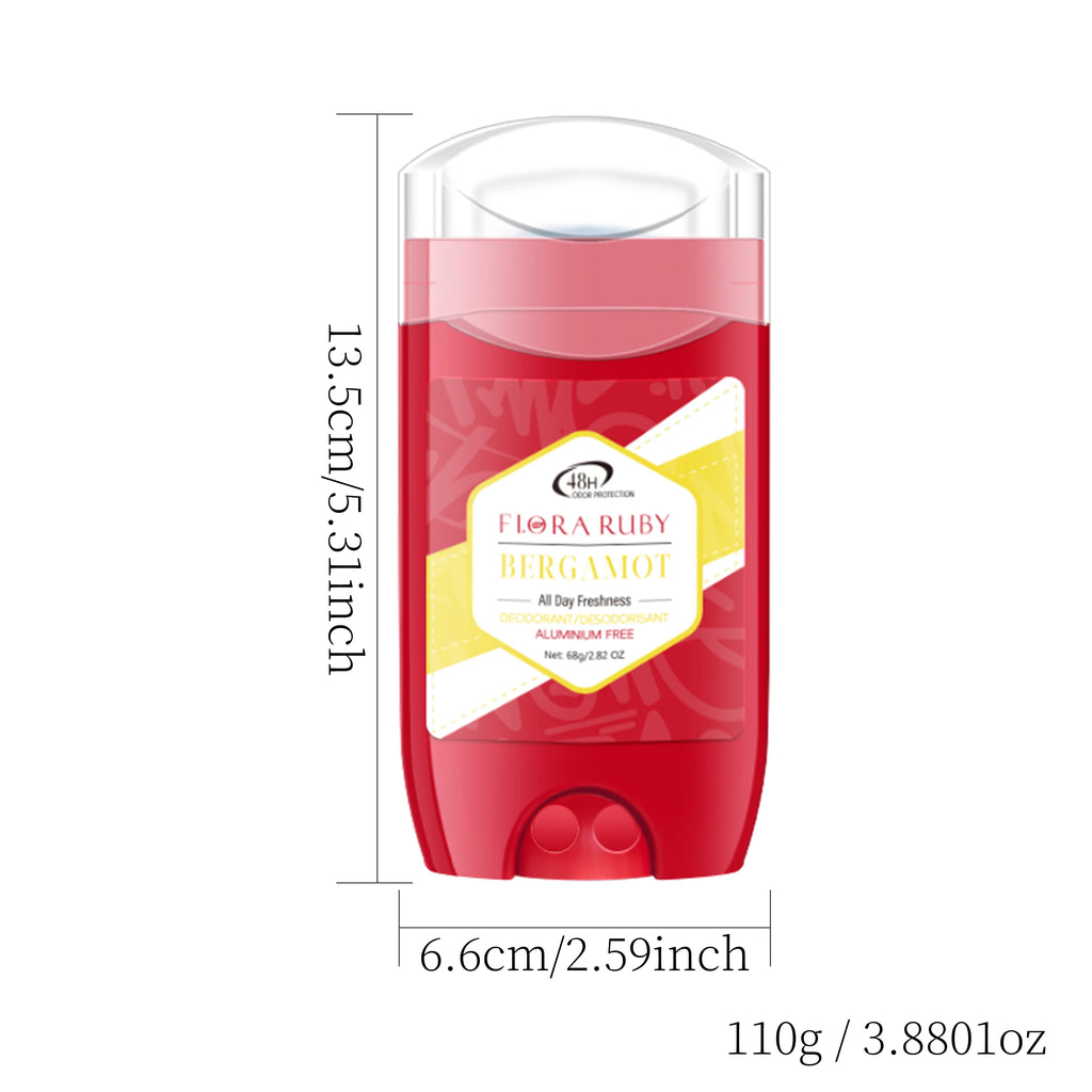 Deodorant Stick,Pure Sports Deodorant Stick Aluminum Free, 48H Long-Lasting Freshness Scent High Endurance 68g/2.82OZ