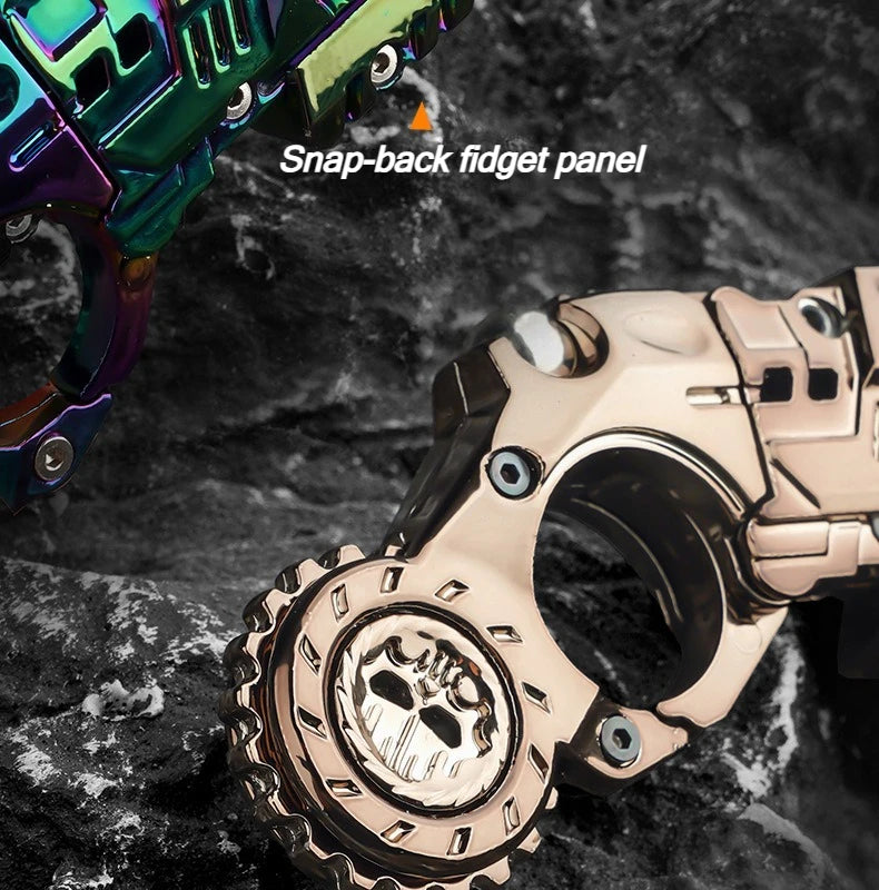 Shell-Ejecting Alloy Toy Pistol & Fidget Spinner Desk Gadget | Free Shipping | Trend Pixel Store