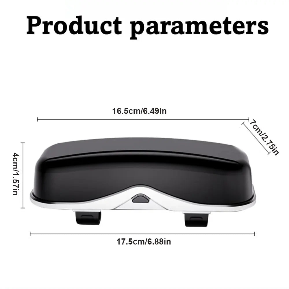 Multifunction Car Glasses Box Portable Car Sunglasses Holder Car Driving Glasses Holder Eyeglass Case Sun Visor Glasses Storage