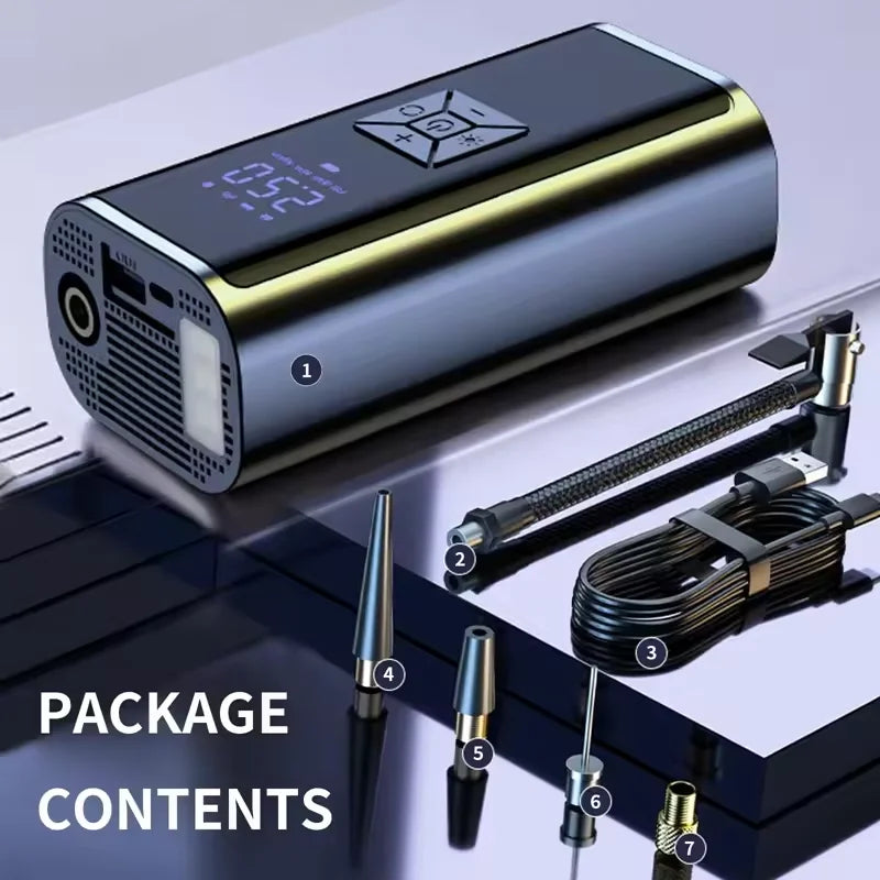 150PSI Portable Wireless Electric Tire Inflator & Pump