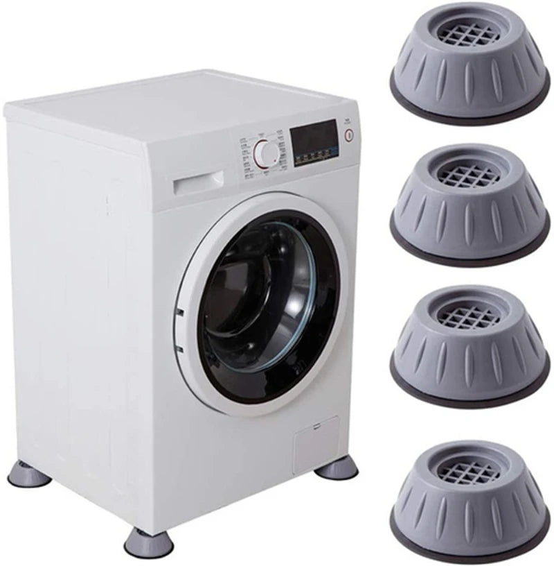 4Pcs Anti Vibration Feet Pads Waterproof Legs Slipstop Silent Skid Raiser Mat Washing Machine Support Dampers Stand Furniture