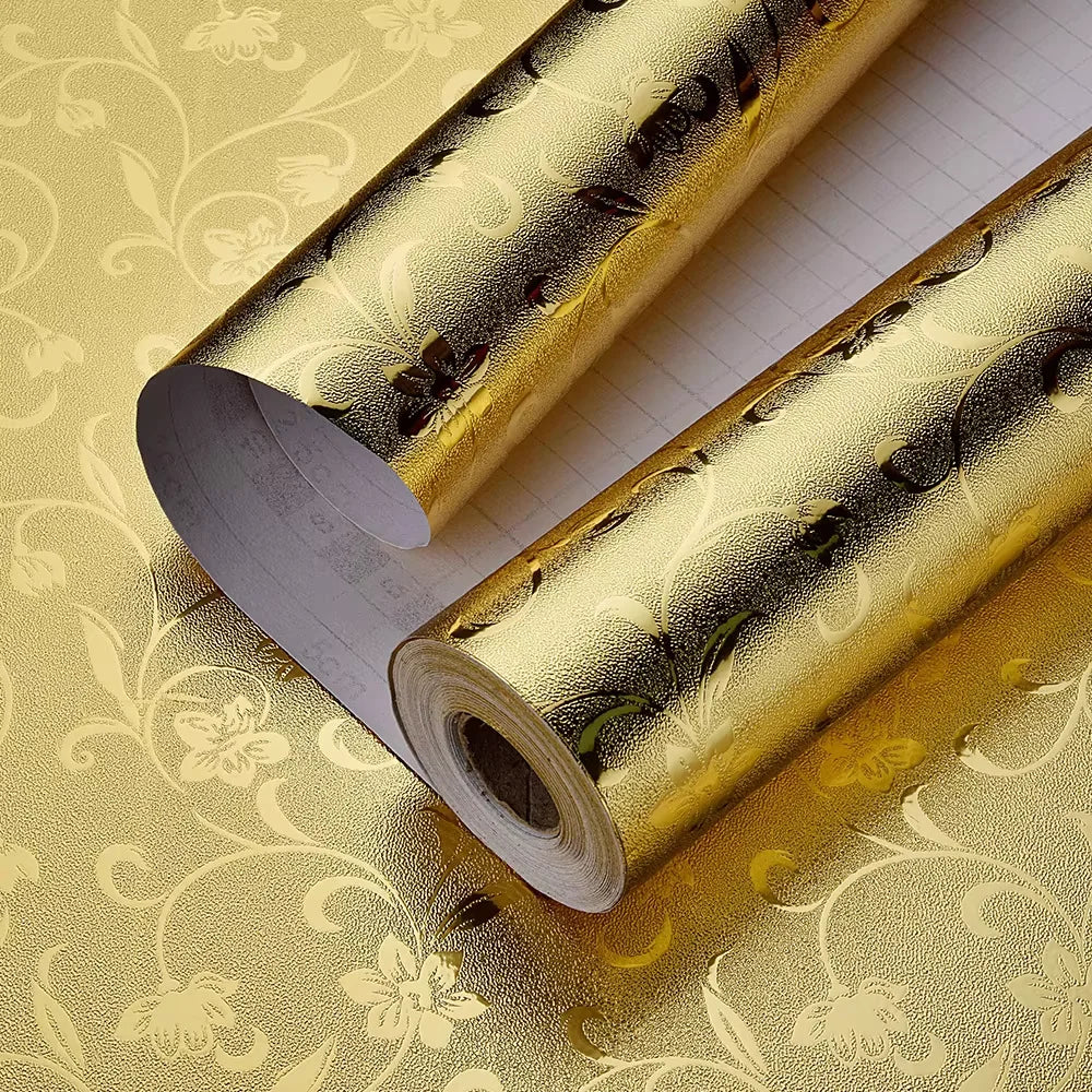 Kitchen High Temperature Resistant Wall Stickers Oil Resistant Stickers Waterproof And Cabinets Stoves Aluminum Foil Paper