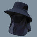 Unisex UV Protection Outdoor Bucket Hat with Neck Flap