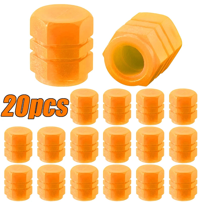 Fluorescent Night-Glowing Car & Bike Tire Valve Caps