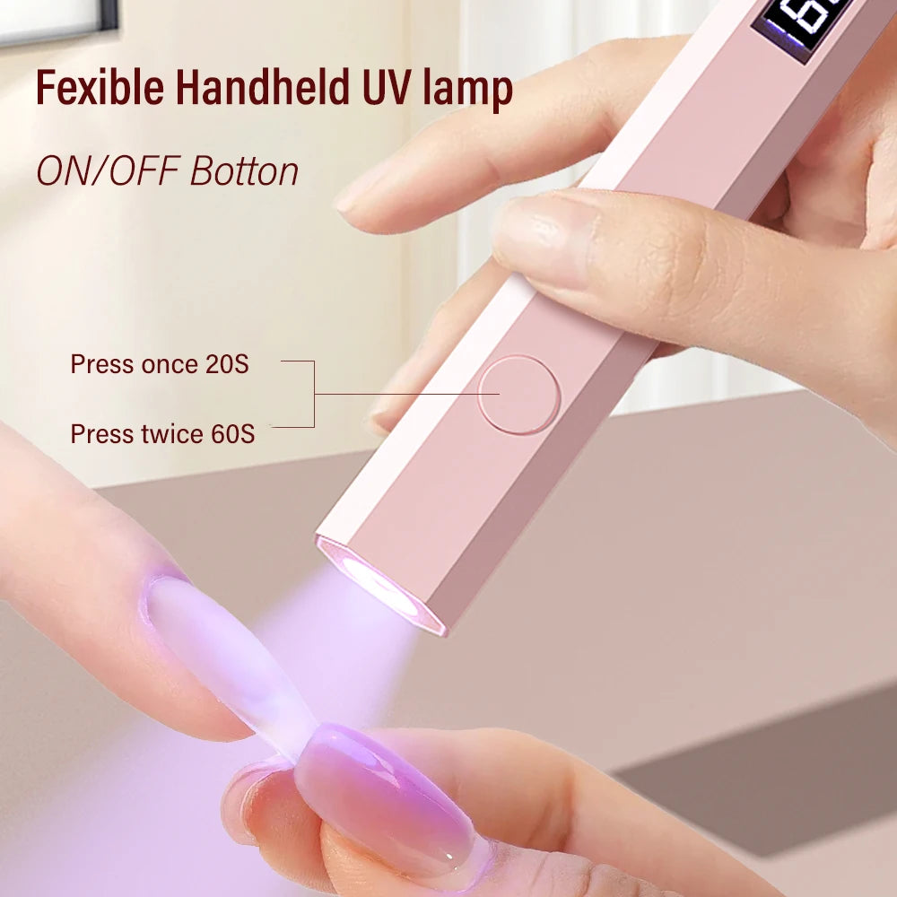 YIKOOLIN Handheld UV/LED Nail Curing Lamp