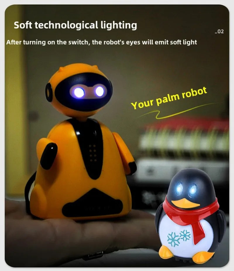 Draw Lines Follow Robot Toy Creative Inductive Electric Car Follow Any Line You Draw Robot Penguin Toy Educational Toy Kid Gifts
