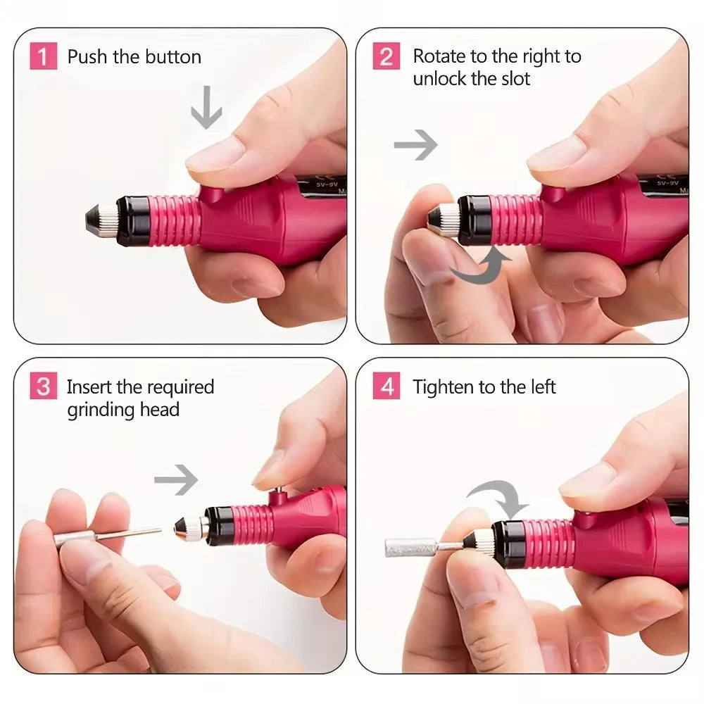 LINMANDA Acrylic Nail Starter Kit with UV/LED Lamp & Electric Drill