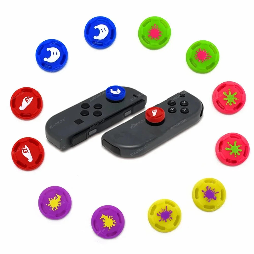 4 pcs Silicone Analog Joystick Grips for Nintend Switch JoyCon Controller Thumb Sticks Cap Skin for Switch Lite Cover Accessories