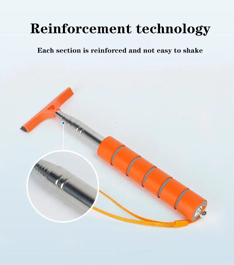 Telescopic Car Rearview Mirror Wiper & Squeegee