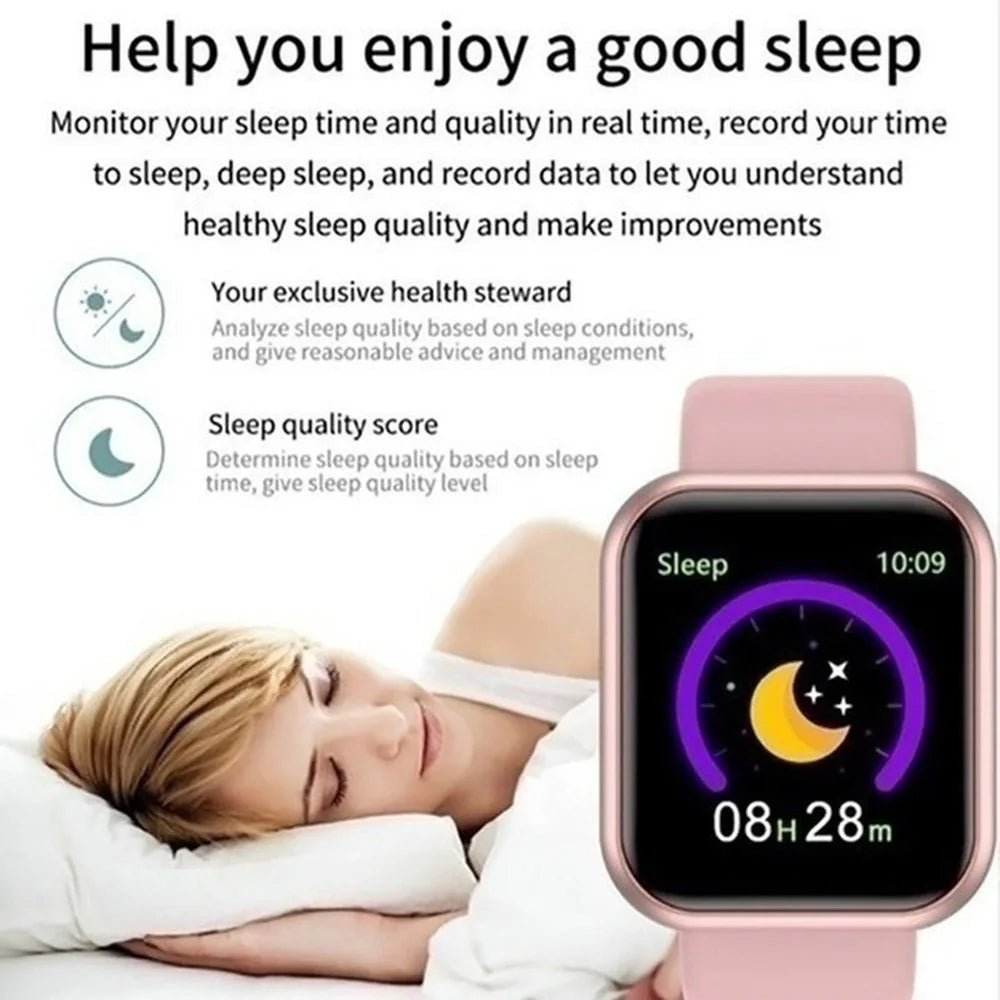 Bluetooth Smart Watch with Fitness & Sleep Tracker