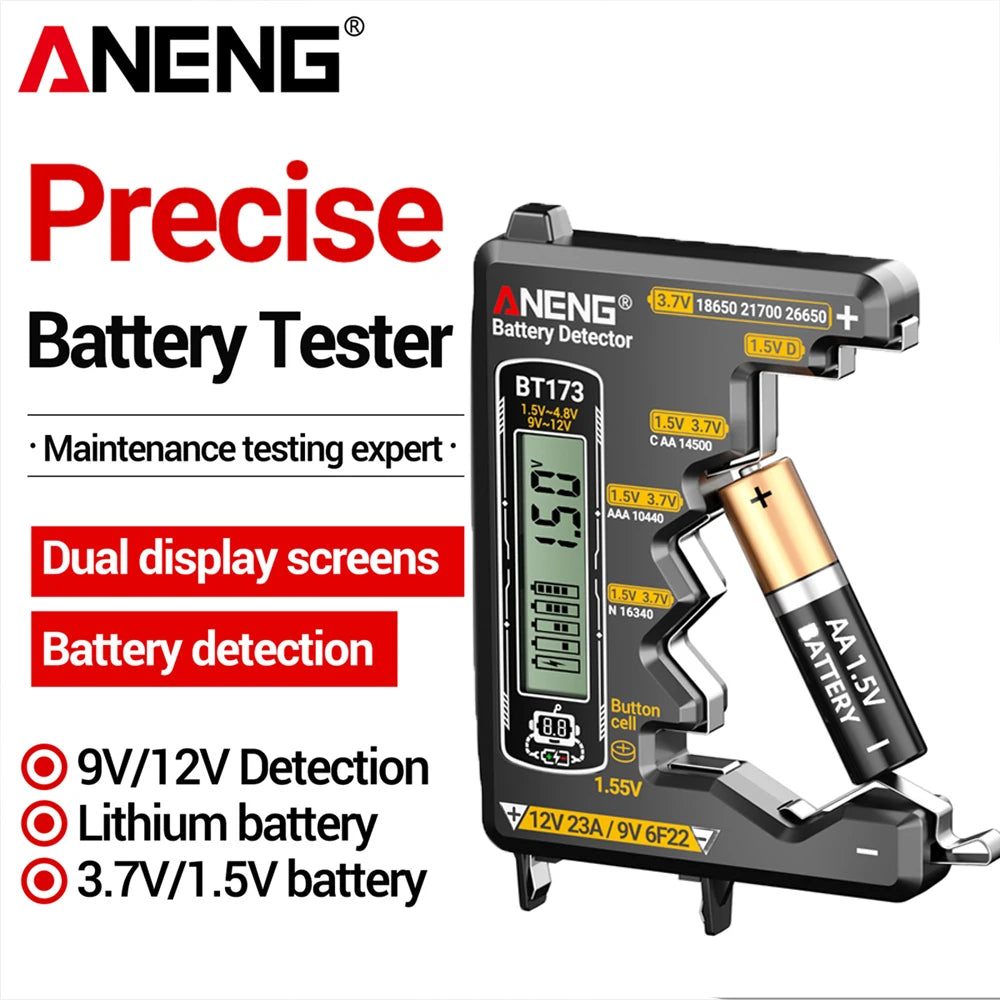 ANENG BT173 Universal Digital Battery Tester