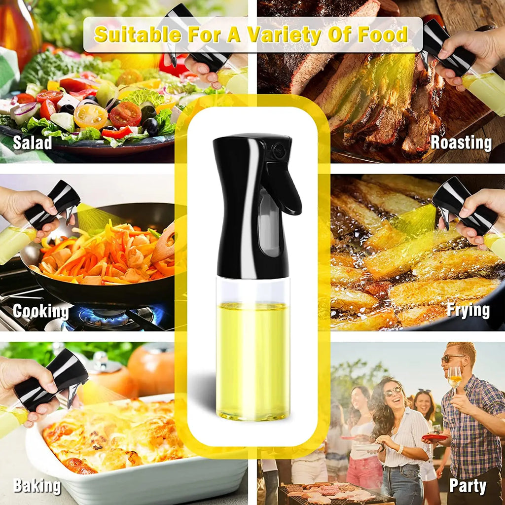 Refillable Cooking Oil Sprayer & Dispenser Bottle