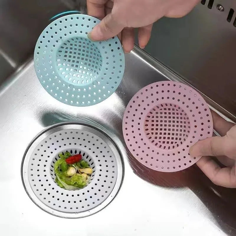 1PCS Kitchen Sink Filter Mesh Drain Hole Trap Waste Screen Floor Drains Strainer Hair Catcher for Kitchen Bathroom Accessories