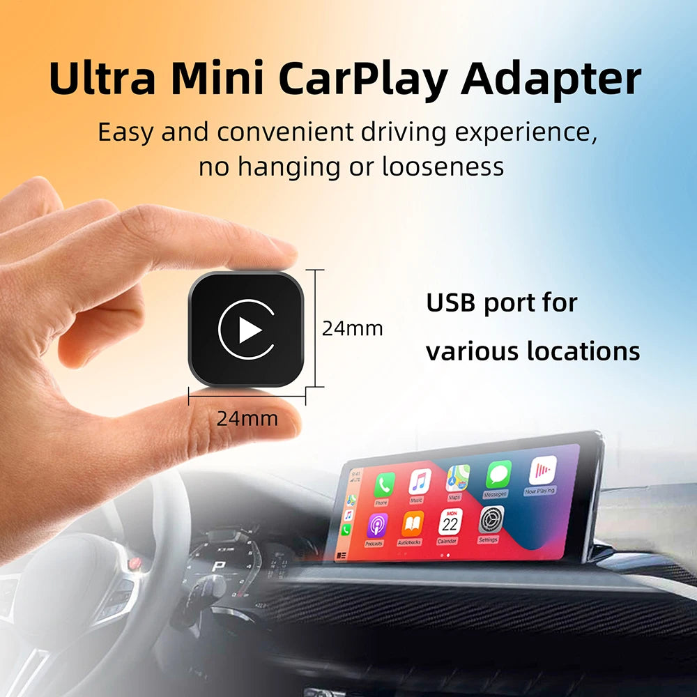 2-in-1 Wireless CarPlay & Android Auto Adapter Dongle
