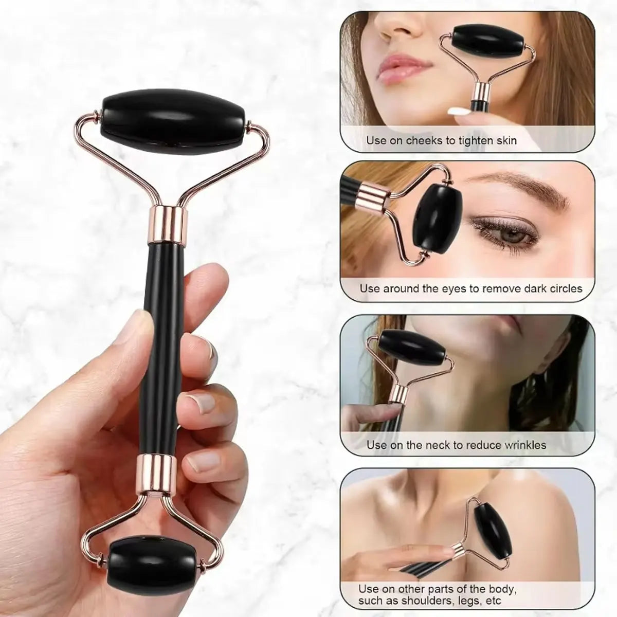 Ice Face Roller & Gua Sha Mold Set