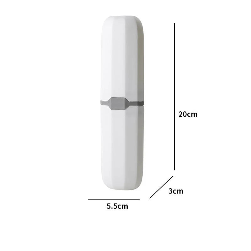 Portable Travel Toothbrush & Toothpaste Storage Case