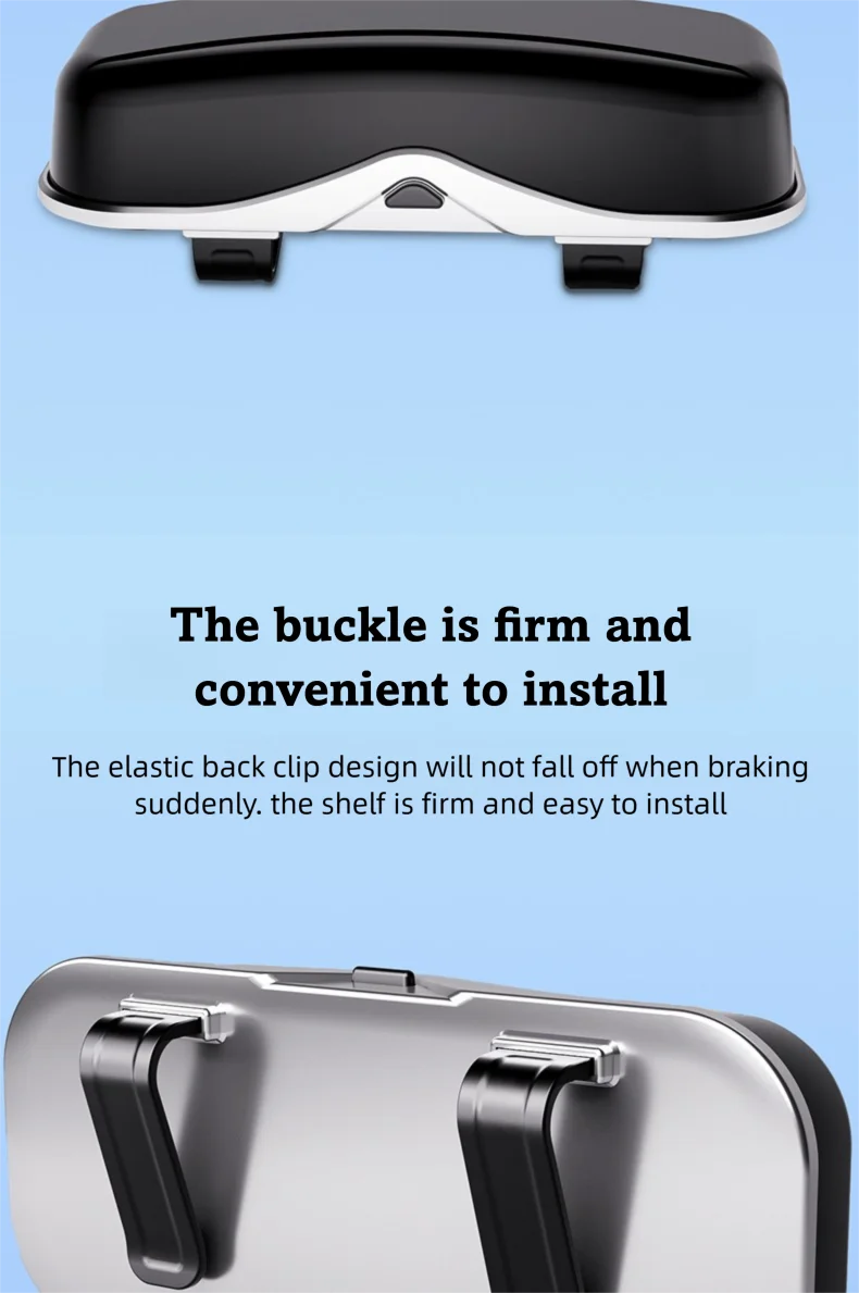 Multifunction Car Glasses Box Portable Car Sunglasses Holder Car Driving Glasses Holder Eyeglass Case Sun Visor Glasses Storage